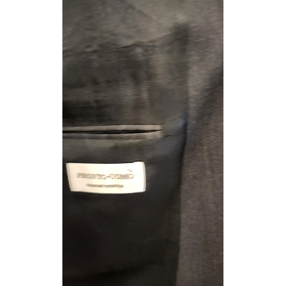 Pronto Uomo Blazer Mens 44R Gray 100% Wool Sport Coat Jacket‎ Korea Business - Picture 8 of 15